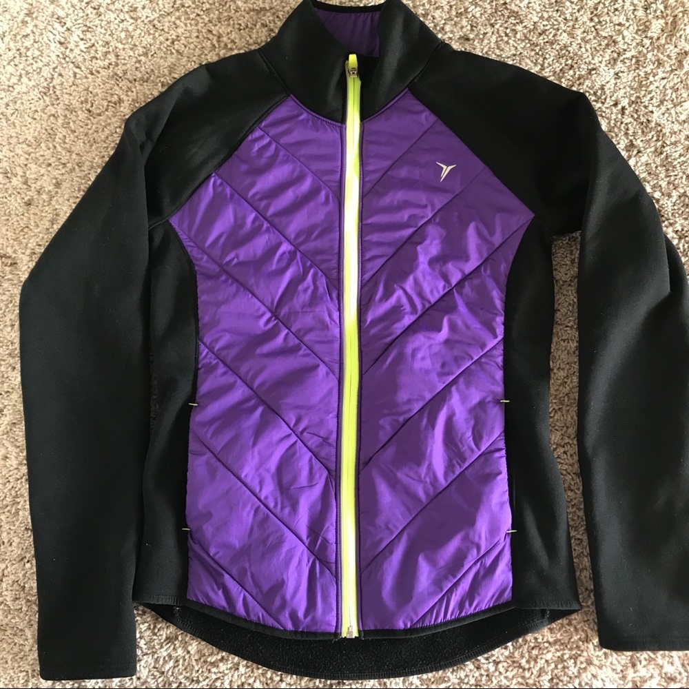 Old Navy Active jacket coat purple black XL-14